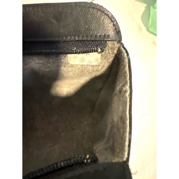 CHANEL CC Logo Long Wallet Black Patent Leather With Authentication Card - Picture 10 of 13